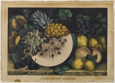 Fruits Autumn Varieties by N. and Ives, J.M. Currier